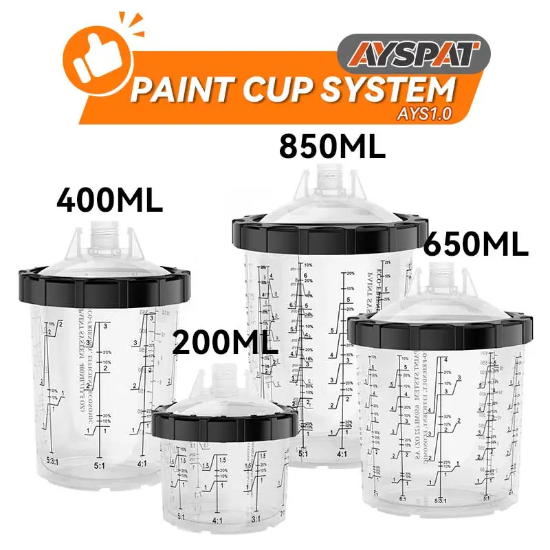 ​Master Your Painting Workflow: Complete Operating Guide for AYSPAT Disposable Spray Gun Cup 1.1